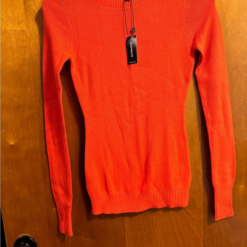 Exprsss Women's Orange Sweater